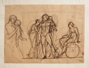Hektorer farväl till Andromache och Astyanax av Bertel Thorvaldsen
